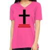 Missy's Relaxed Jersey Short-Sleeve V-Neck T-Shirt Thumbnail