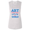 Ladies' Bella Flowy Scoop Muscle Tank Thumbnail